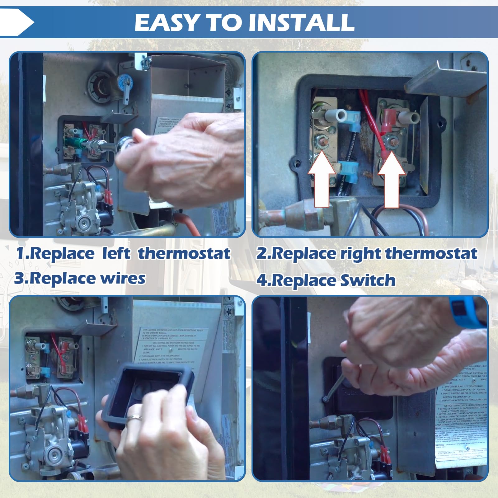 High-temperature resistant materials built for RV vibrations and moisture.