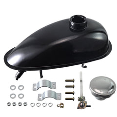 Sthus 4l petrol tank front view for reliable fuel storage on motorized bikes.