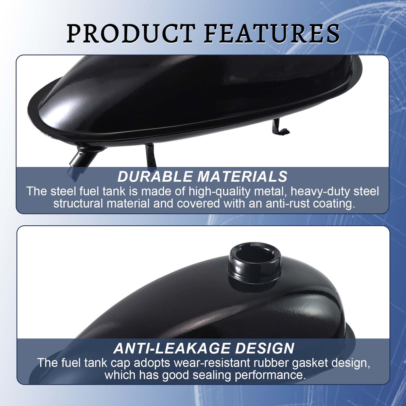 Sthus 4l petrol tank petcock compatibility closeup confirms simple replacement option.