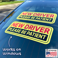 Stickios stickers endure sunlight with UV resistance for vibrant color.