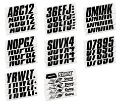 Stiffie UV-coated outdoor vinyl decals resist fading in sun and salt.