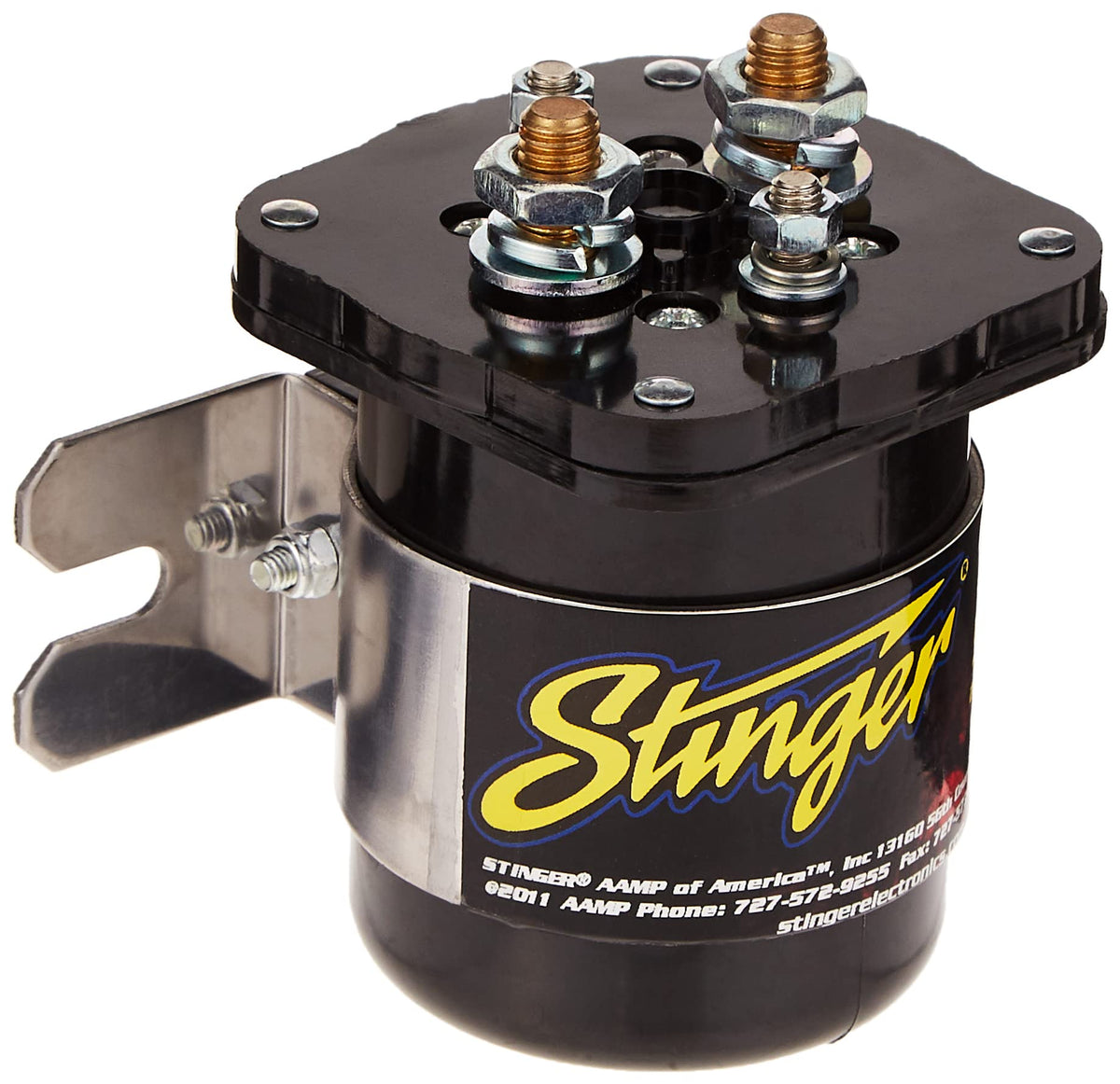 Stinger SGP32 high current battery relay illustrates 200A continuous power for reliable vehicle power