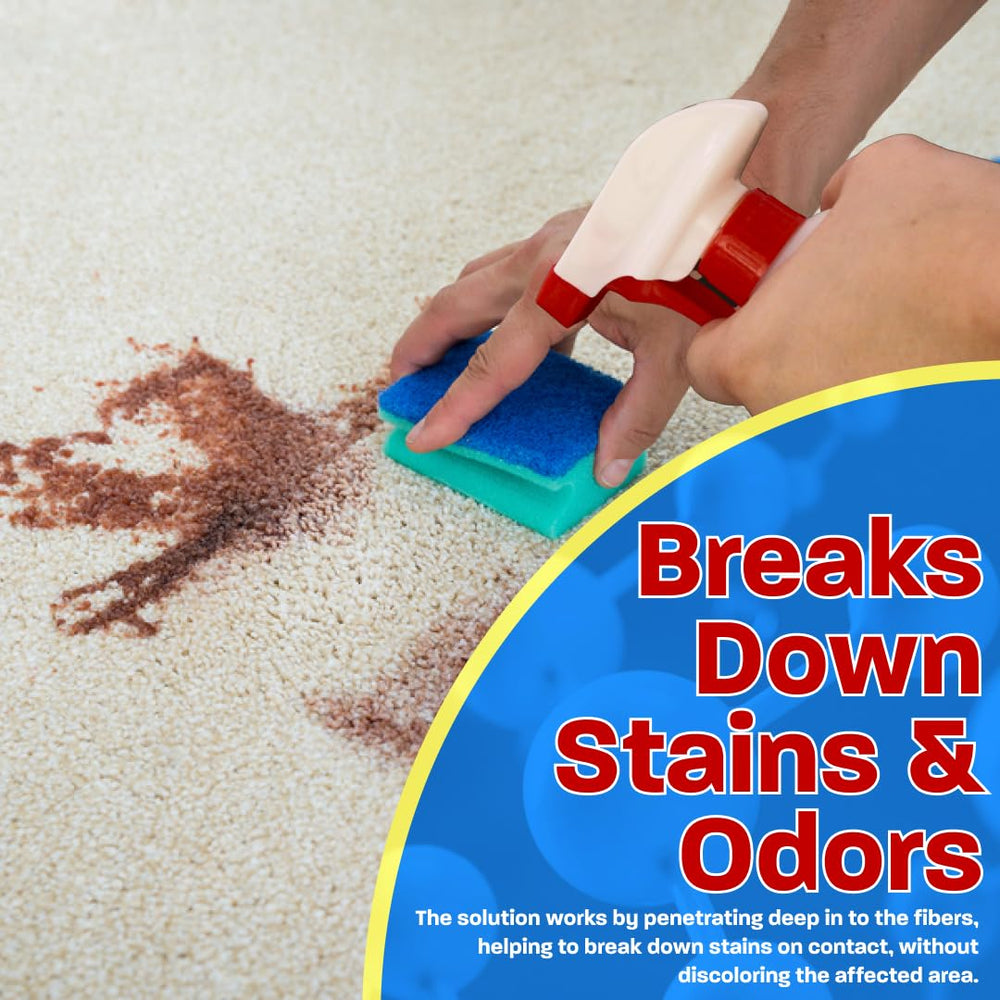 Stingray Spot Remover on fabric upholstery leaves no residue.