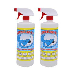 Stingray Spot Remover bottle pour demonstrates direct stain spray