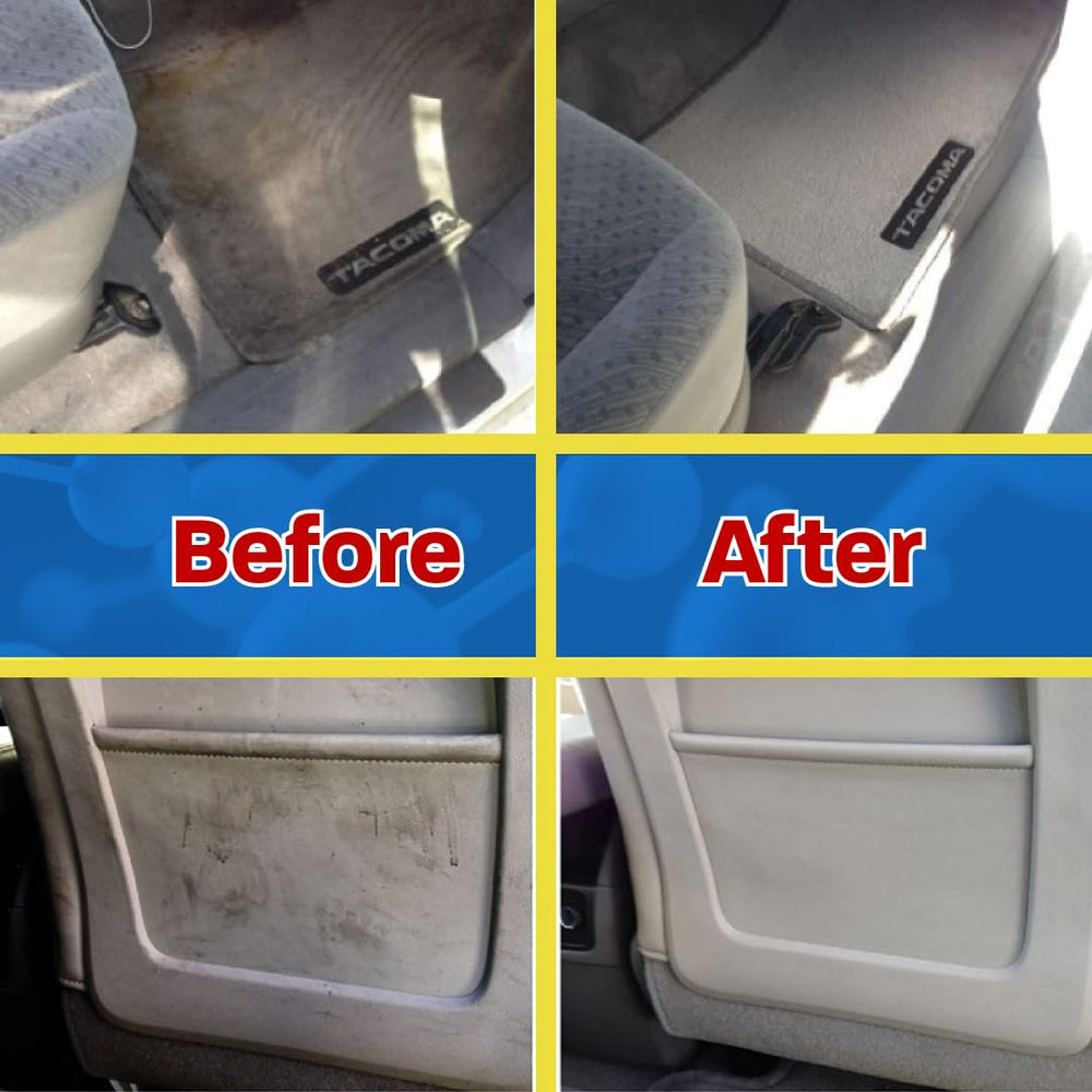 Stingray Spot Remover carpet cleaning reveals deep stain lifting.