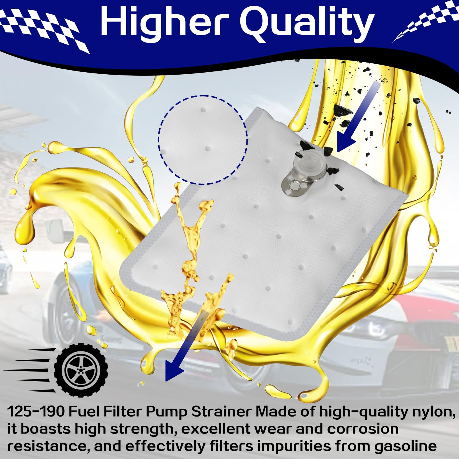 Stitokg nylon materials highlight durability and corrosion resistance.