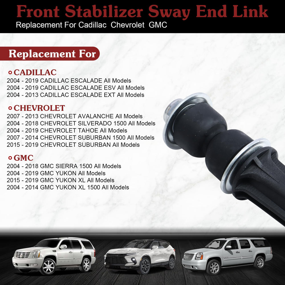 Stiueoav K700432 front-stabilizer-end-link for Avalanche enhances ride smoothness on turns