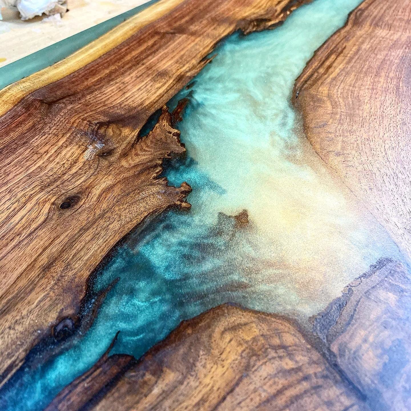 Stone Coat Countertops after-sanding polish boosts clarity and smoothness