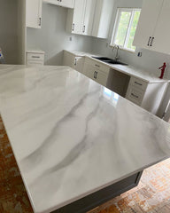 Stone Coat Countertops surface renewal on a worn countertop