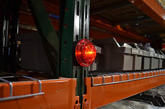 StonePoint LED beacon in flash mode showing high visibility.