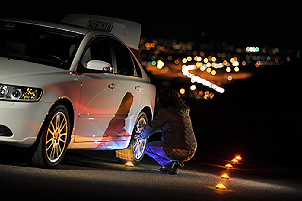 StonePoint LED beacon with water resistance and crush-proof base for vehicles.
