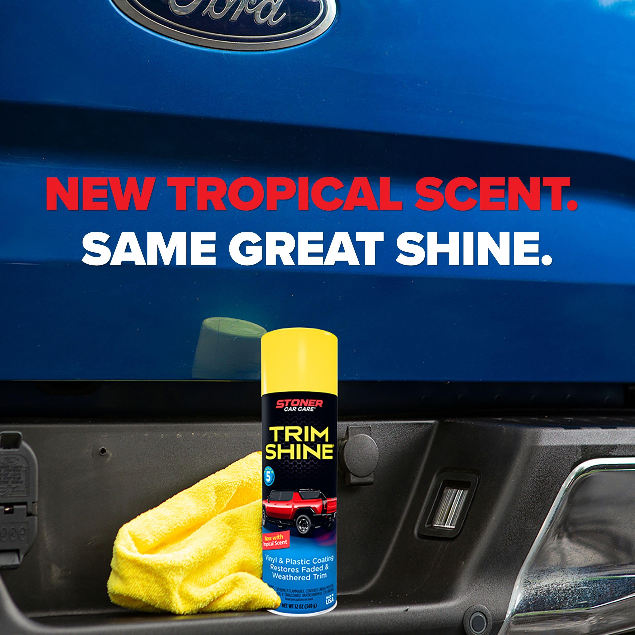 Stoner Car Care Trim Shine USA-made formula delivers reliable protection
