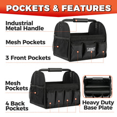 Storage Standard detailing caddy side mesh pockets for bottles and sprays.