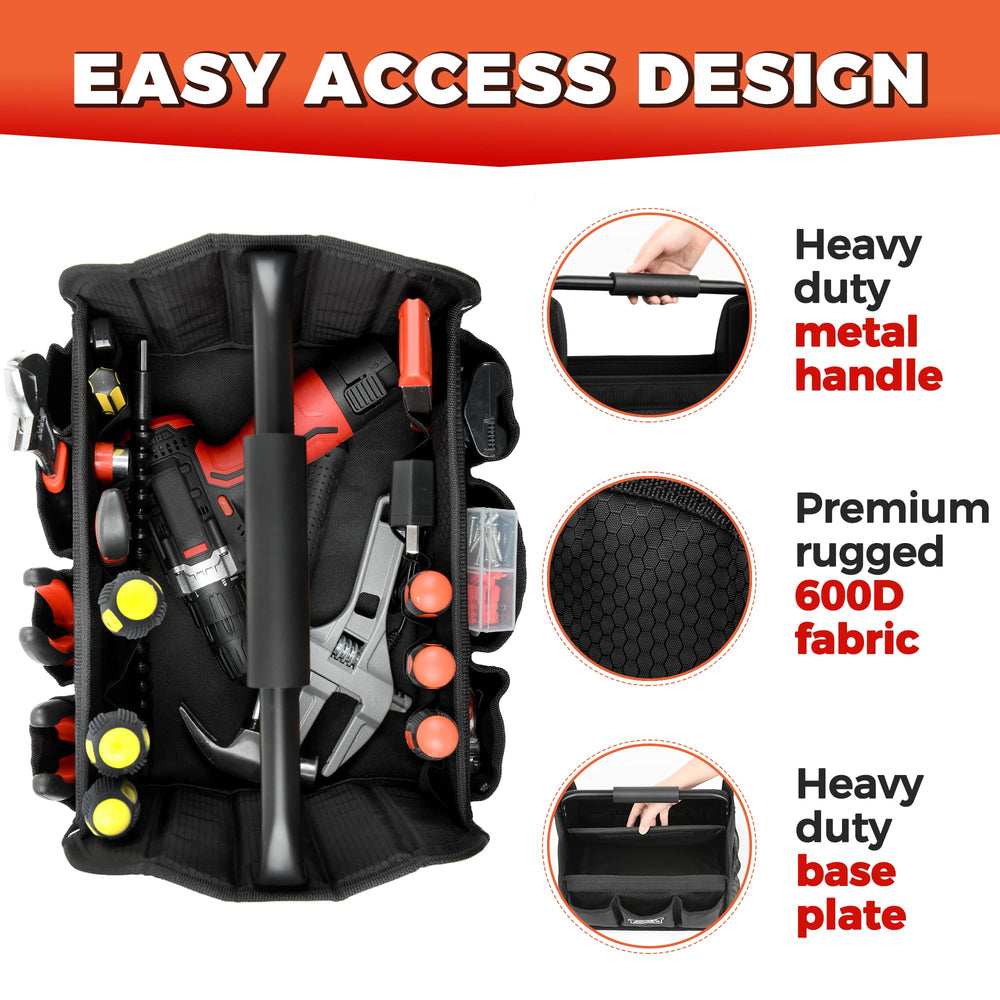 Storage Standard detailing caddy soft padded handles for comfortable carrying.