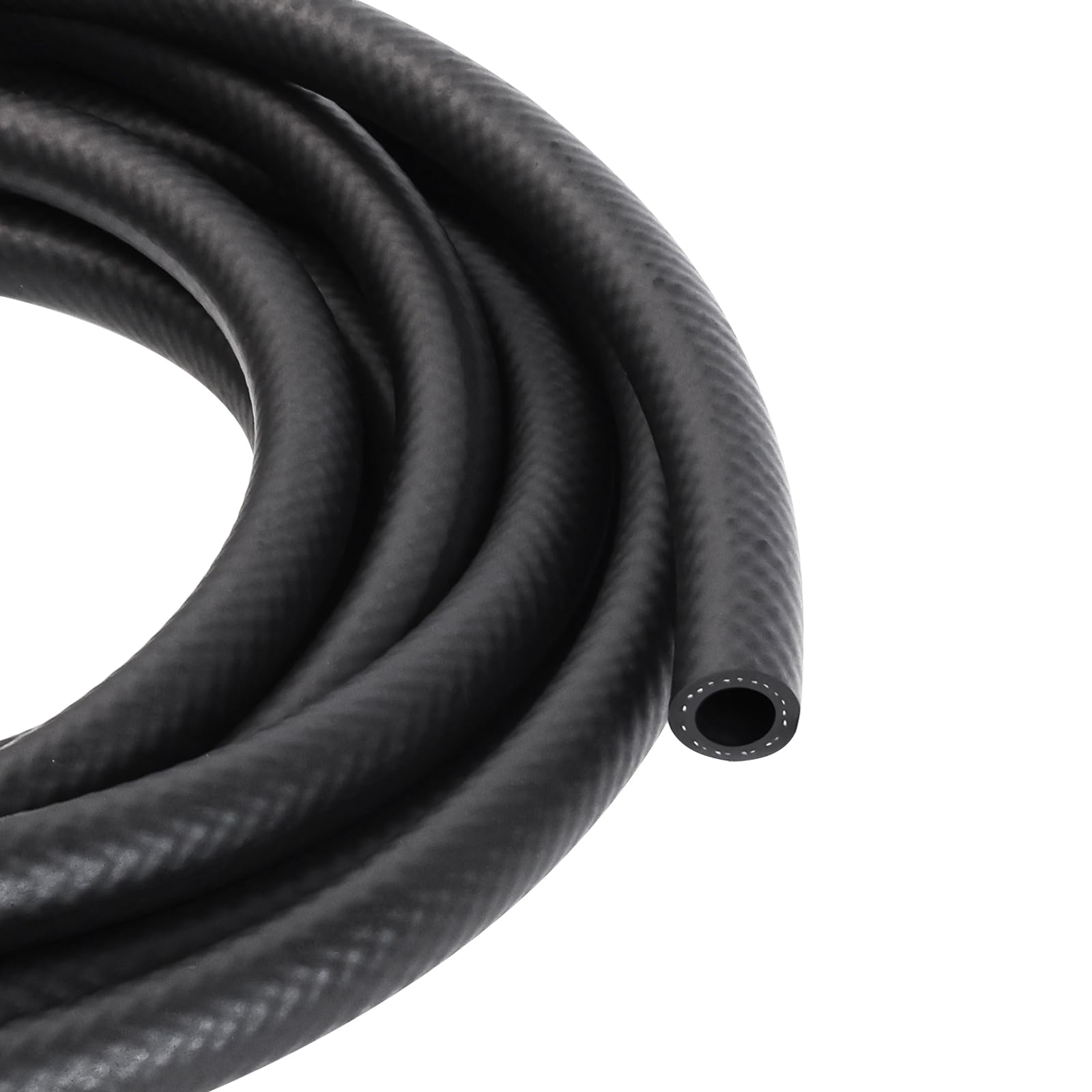 Storystore quarter-inch ID NBR rubber hose ready for small engine fuel transfer.