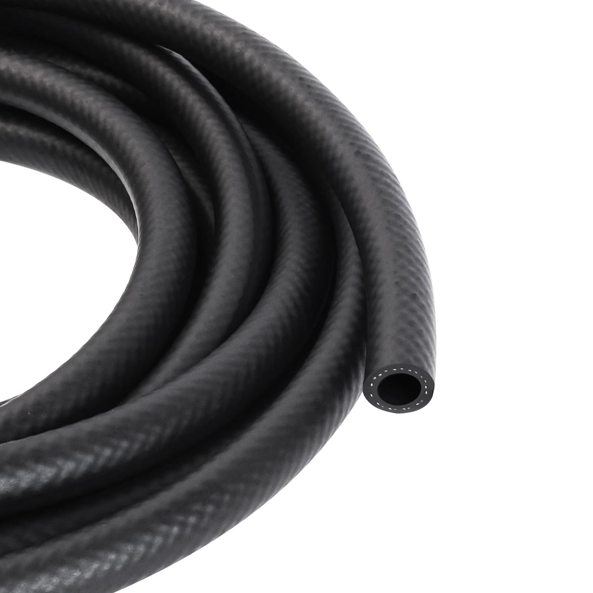 Storystore quarter-inch ID NBR rubber hose ready for small engine fuel transfer.