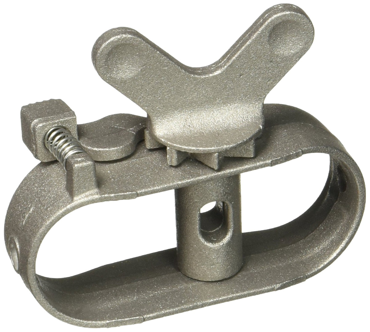 Strata Ben-Mor Mini Winch Tightener on an outdoor clothesline, securing taut lines for efficient drying