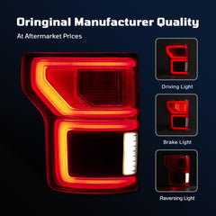 STRAUTOS F-150 LED tail light rear brake lamp for brighter braking visibility