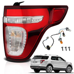 STRAUTOS tail light assembly for Ford Explorer right side enhances nighttime visibility with bright LEDs.