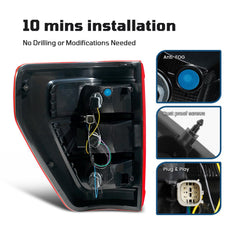 STRAUTOS tail light bolt-on installation for easy upgrade