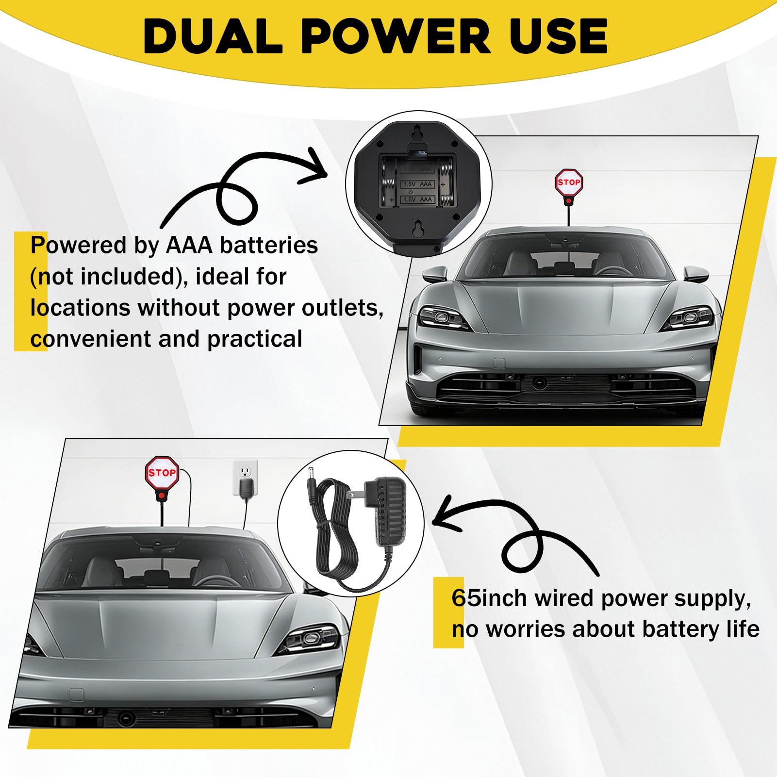 Strdfeve USB power option supports a permanent, tidy installation.