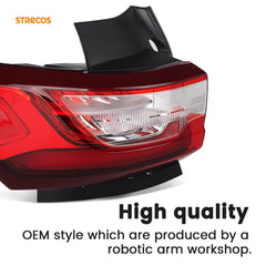 STRECOS outer taillight LED for Chevy Traverse improves rear visibility