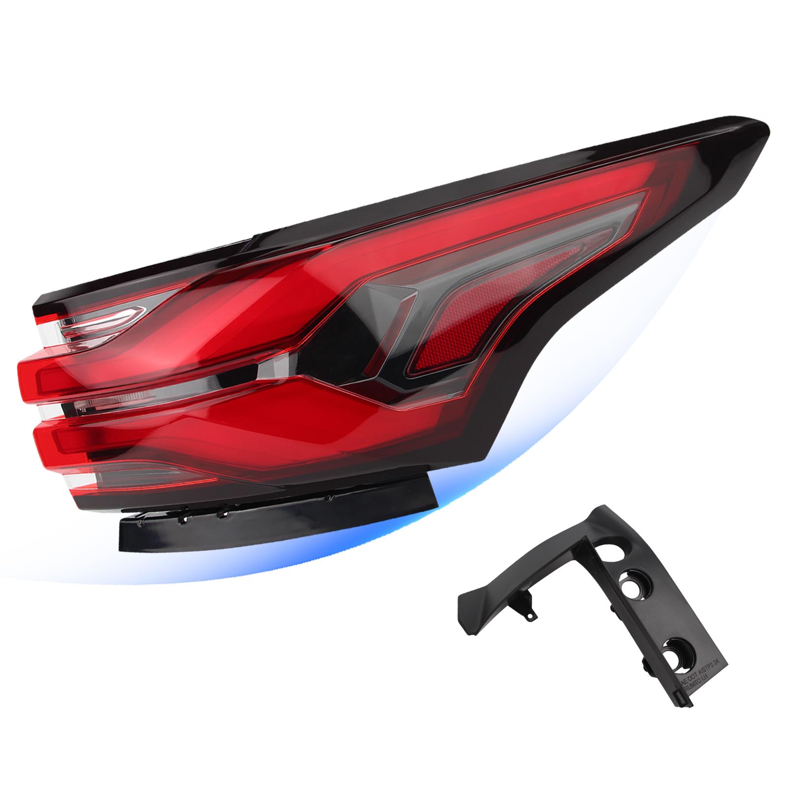STRECOS Chevy Traverse right tail light for direct replacement with clear signaling