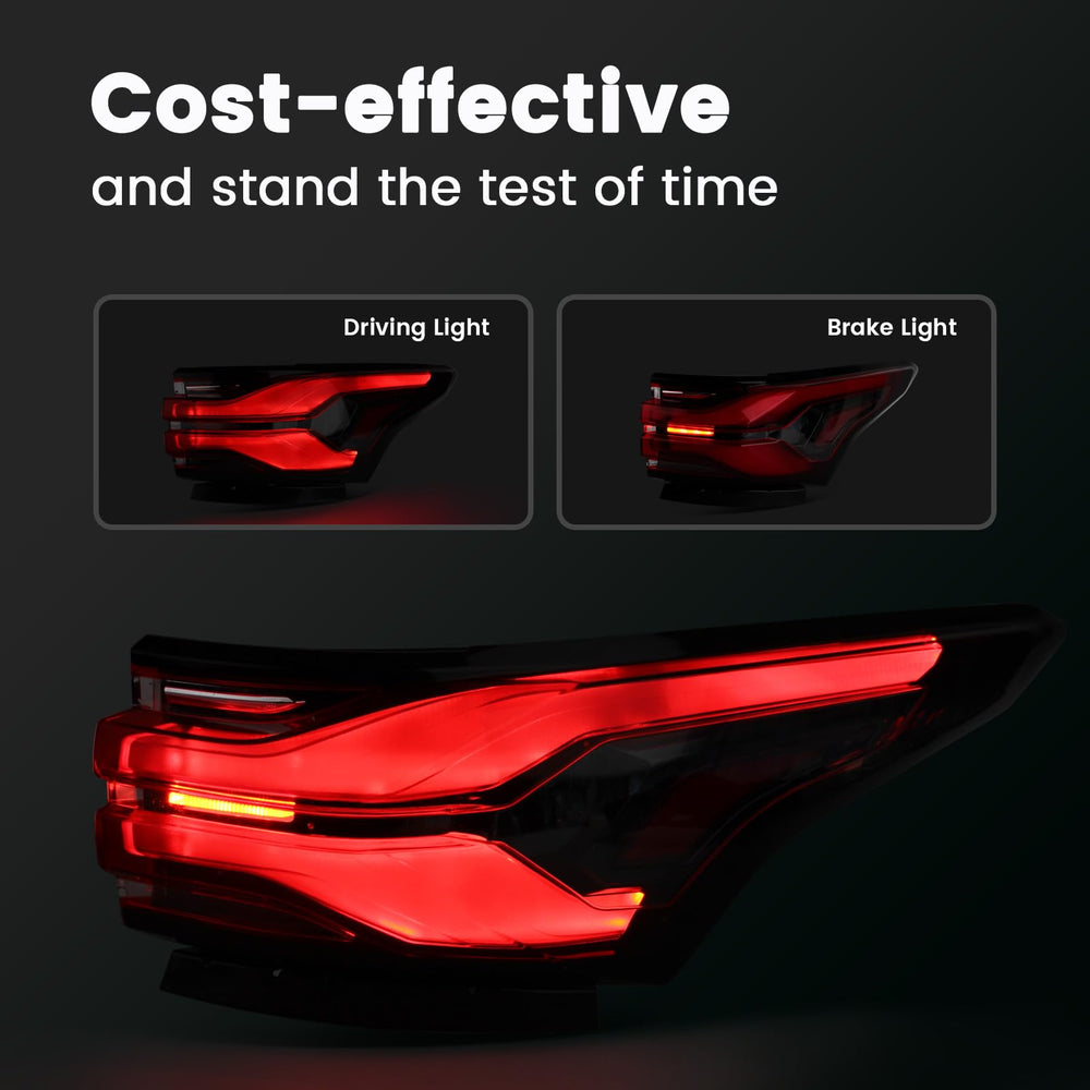 STRECOS Chevy Traverse tail light back view highlights OEM-like fit
