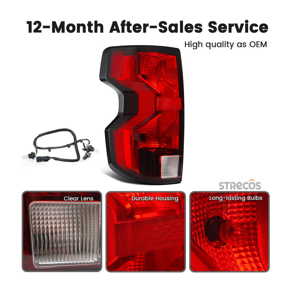 STRECOS tail light rear brake light enhances signaling for safer braking