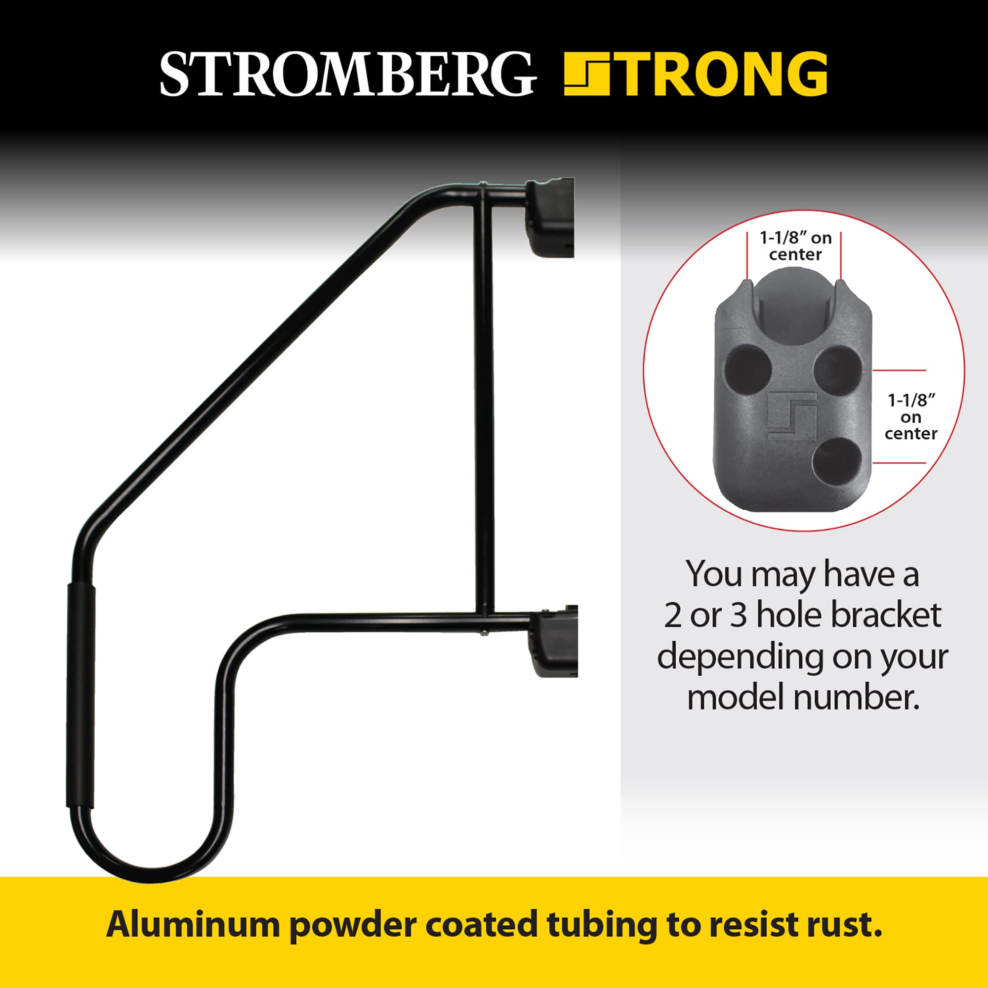 Stromberg Carlson AM-533 left-side mount for even entry stability.