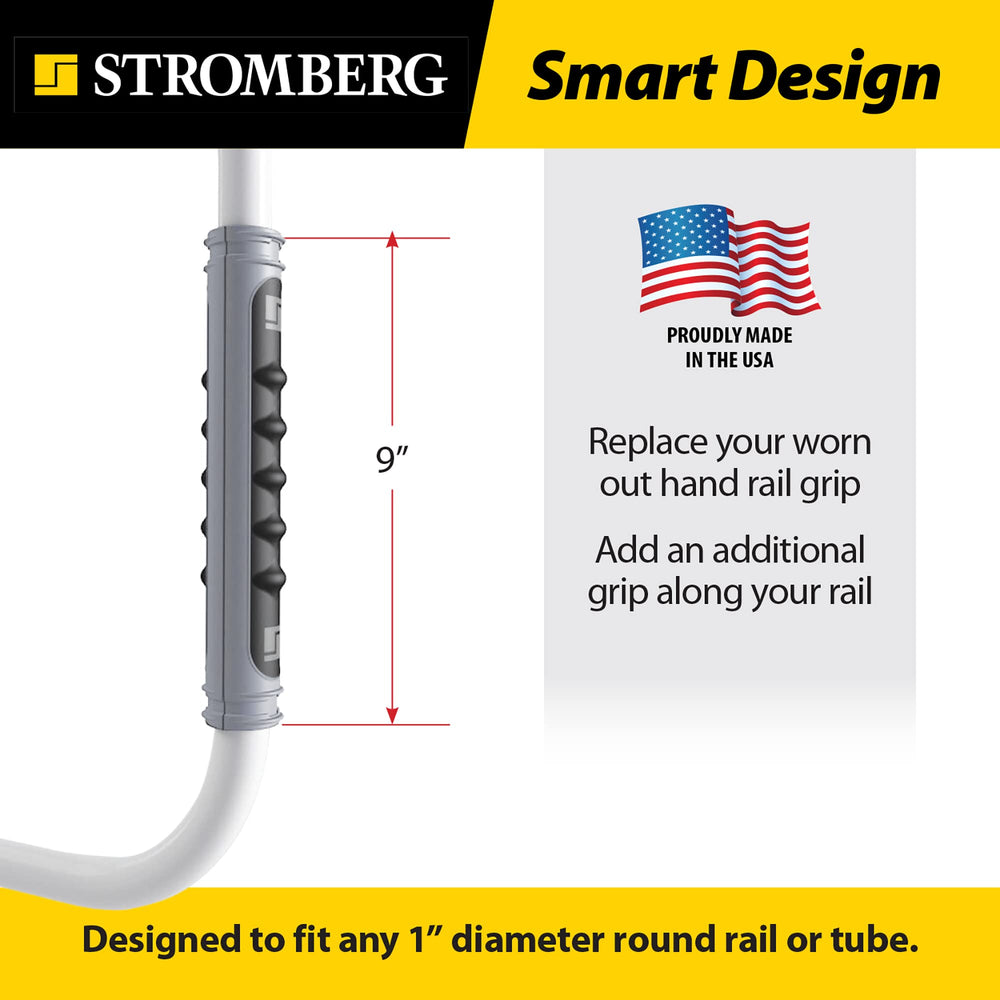 AM-01 installed on a 1-inch RV rail for easier, steadier steps