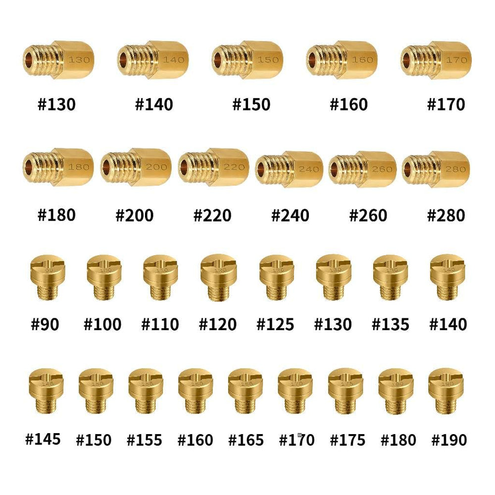 Strongthium hex main jets broaden tuning options for Mikuni carburetors.