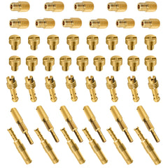 Strongthium jet kit main jet sizes for Mikuni, enabling precise fuel tuning.