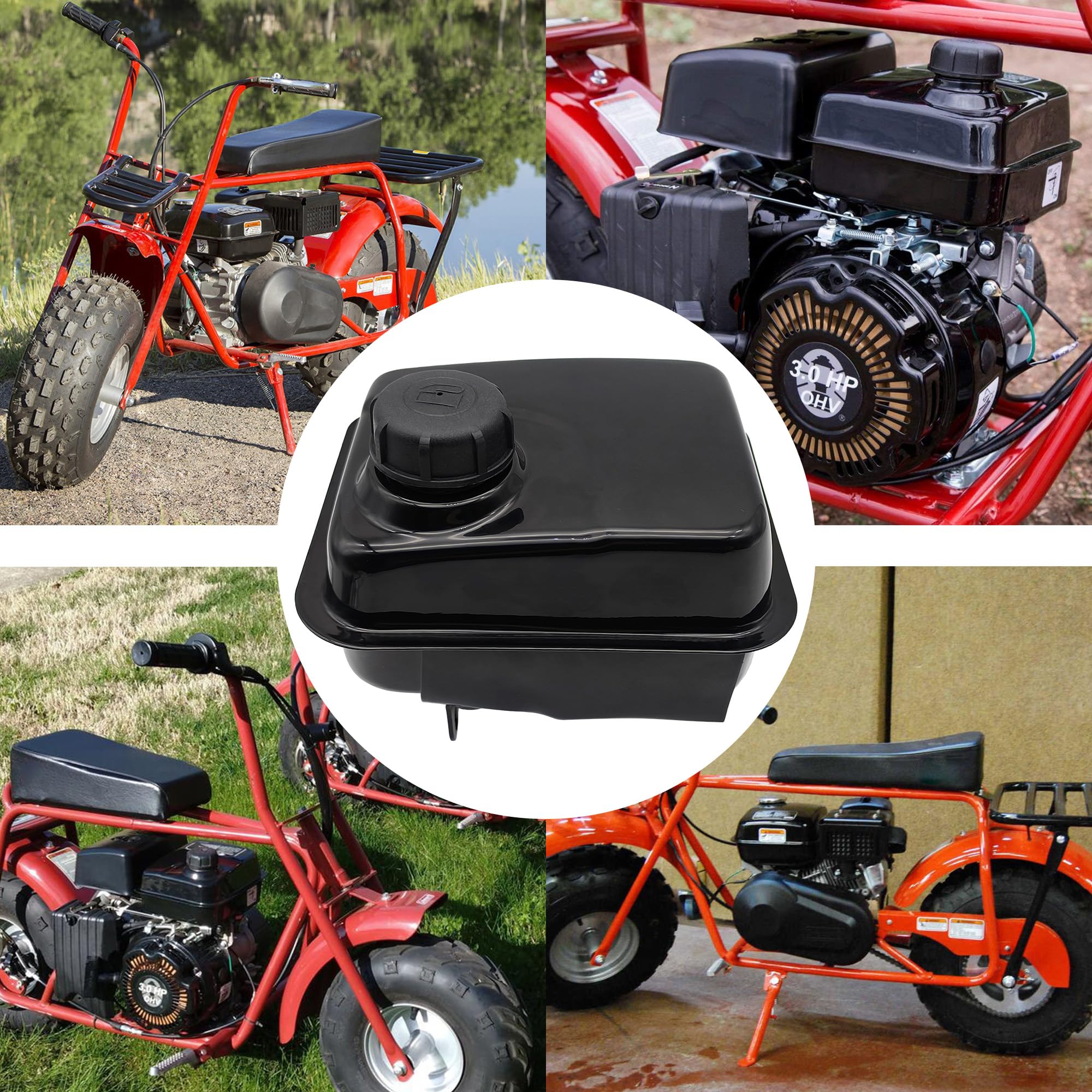 Strongthium gas tank packaging confirms complete contents and model compatibility.
