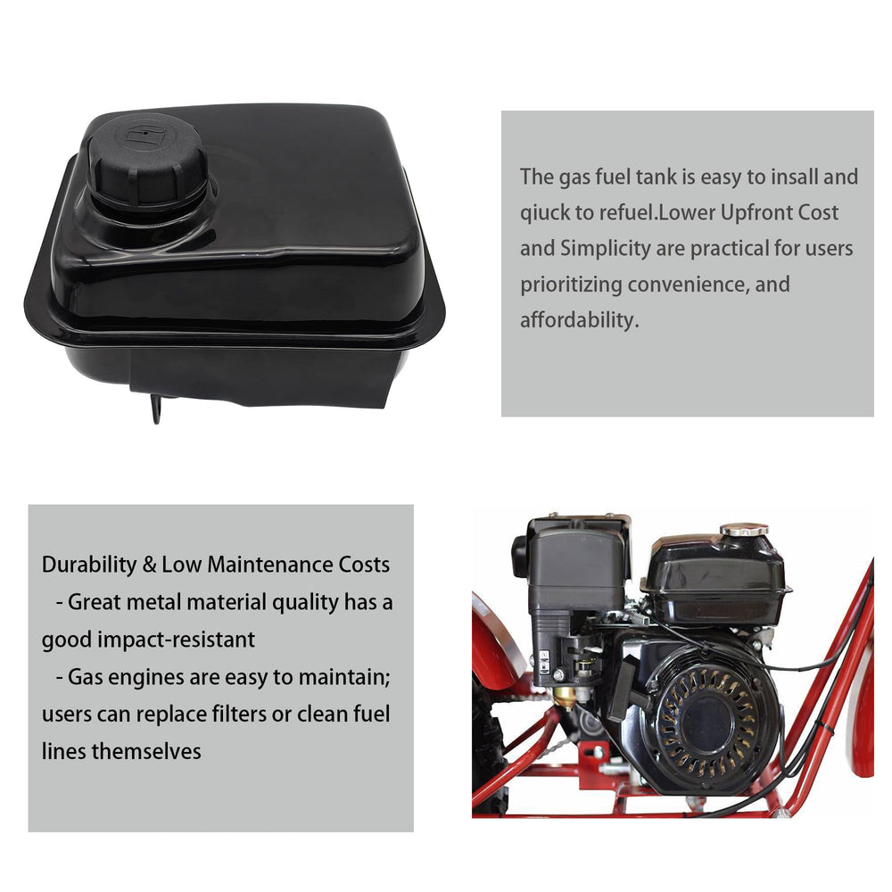 Strongthium RTK100 go-kart side view showcasing compact, integrated fuel system.