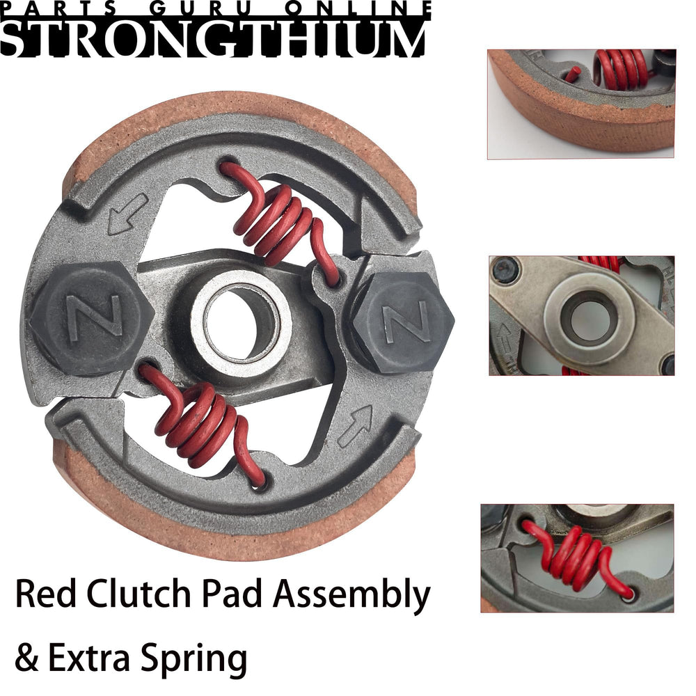 Strongthium pocket bike clutch fit demonstrates compatibility with popular 2-stroke models
