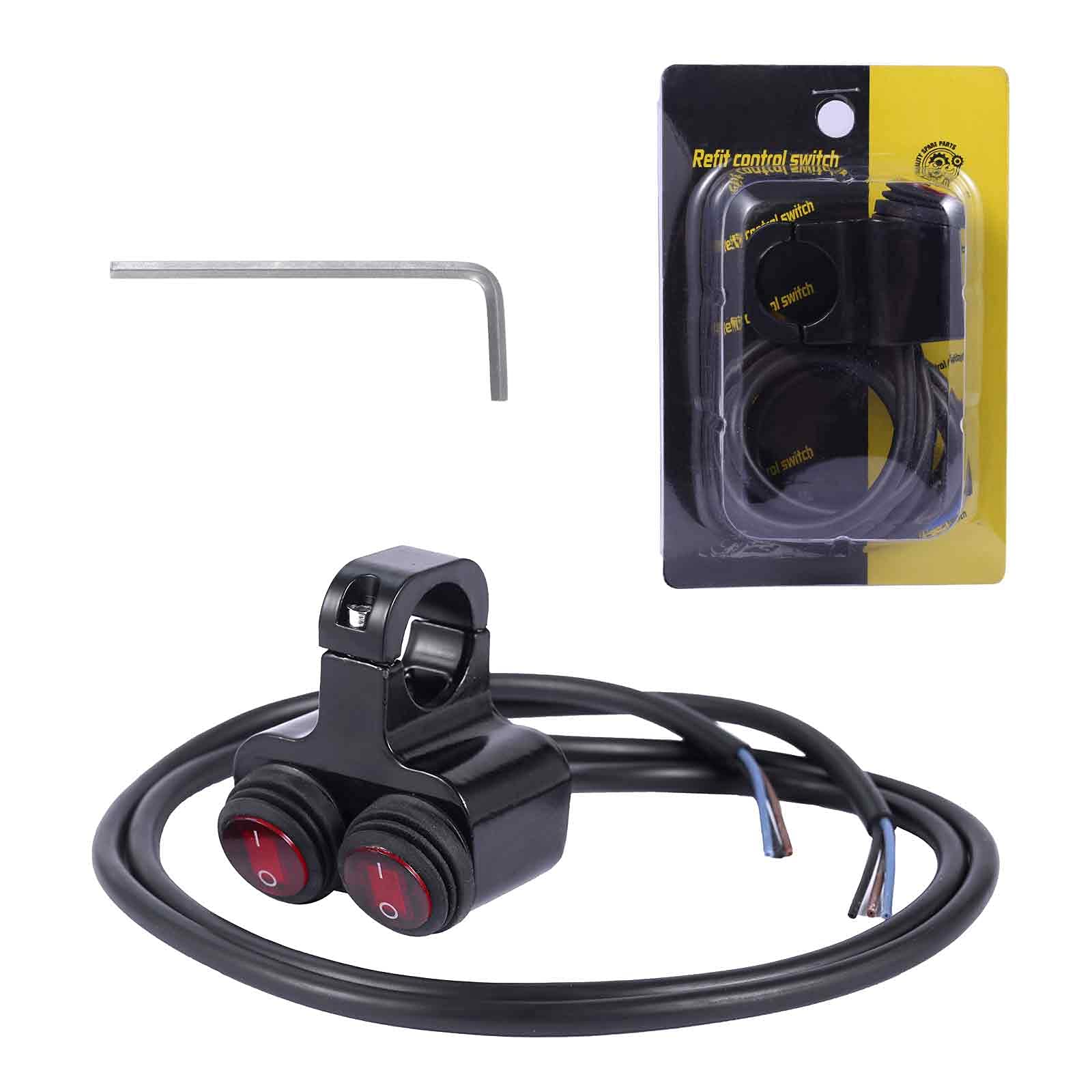 Stylemafia hazard brake fog light switch supports safe operation on varied terrains.