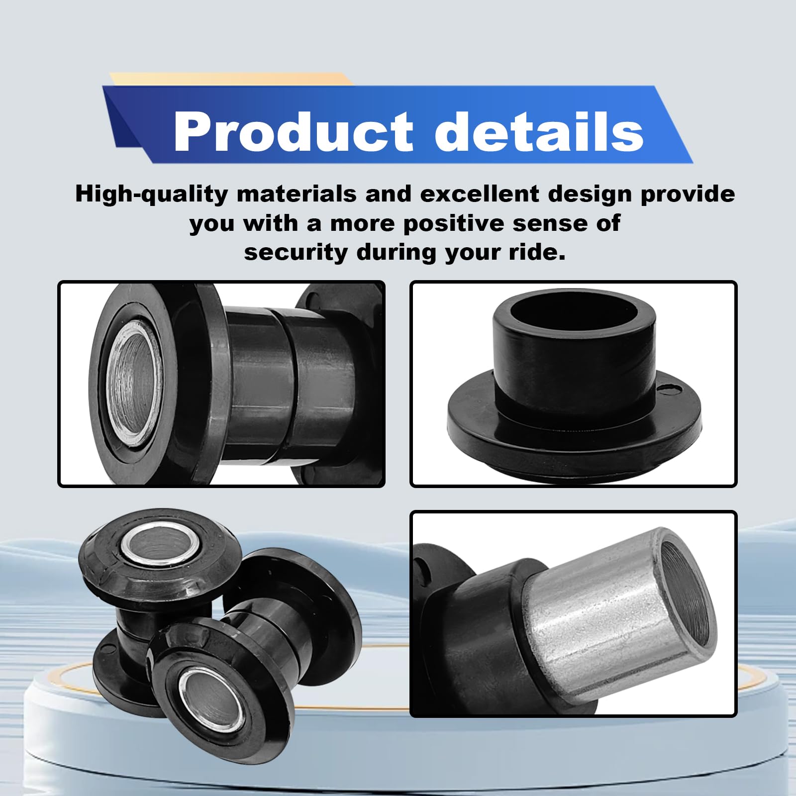 Stymart hardware-pack with polyurethane components for durable ride.
