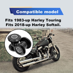 Stymart installed on Harley demonstrates secure, buzz-free handlebars.