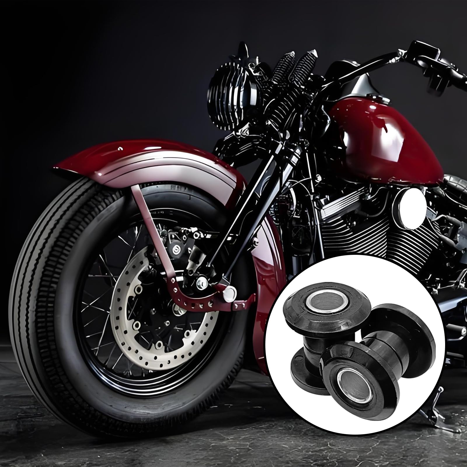 Stymart road-test-scene shows stabilized handlebars on varied terrain.