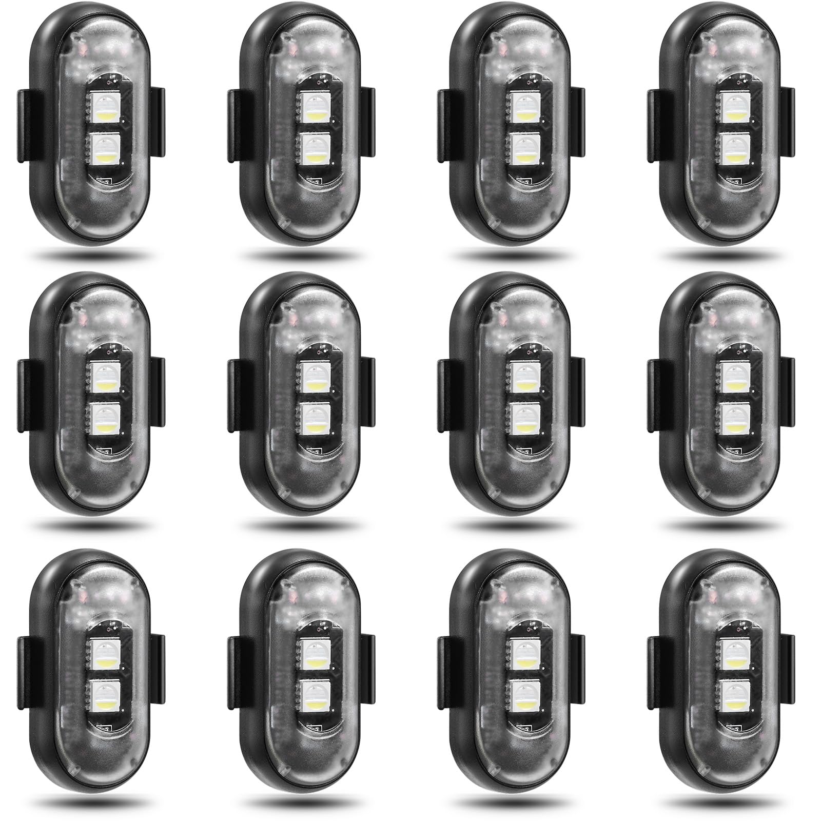 Suacopzar LED strobe drone remote visibility boost for night operations.