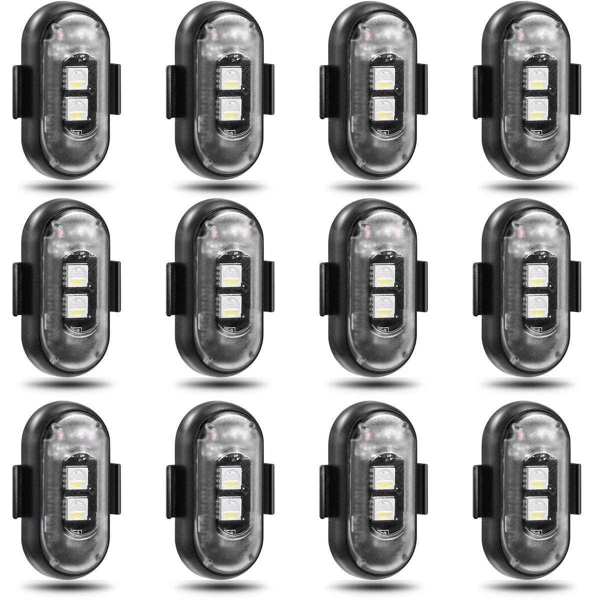 Suacopzar LED strobe drone remote visibility boost for night operations.