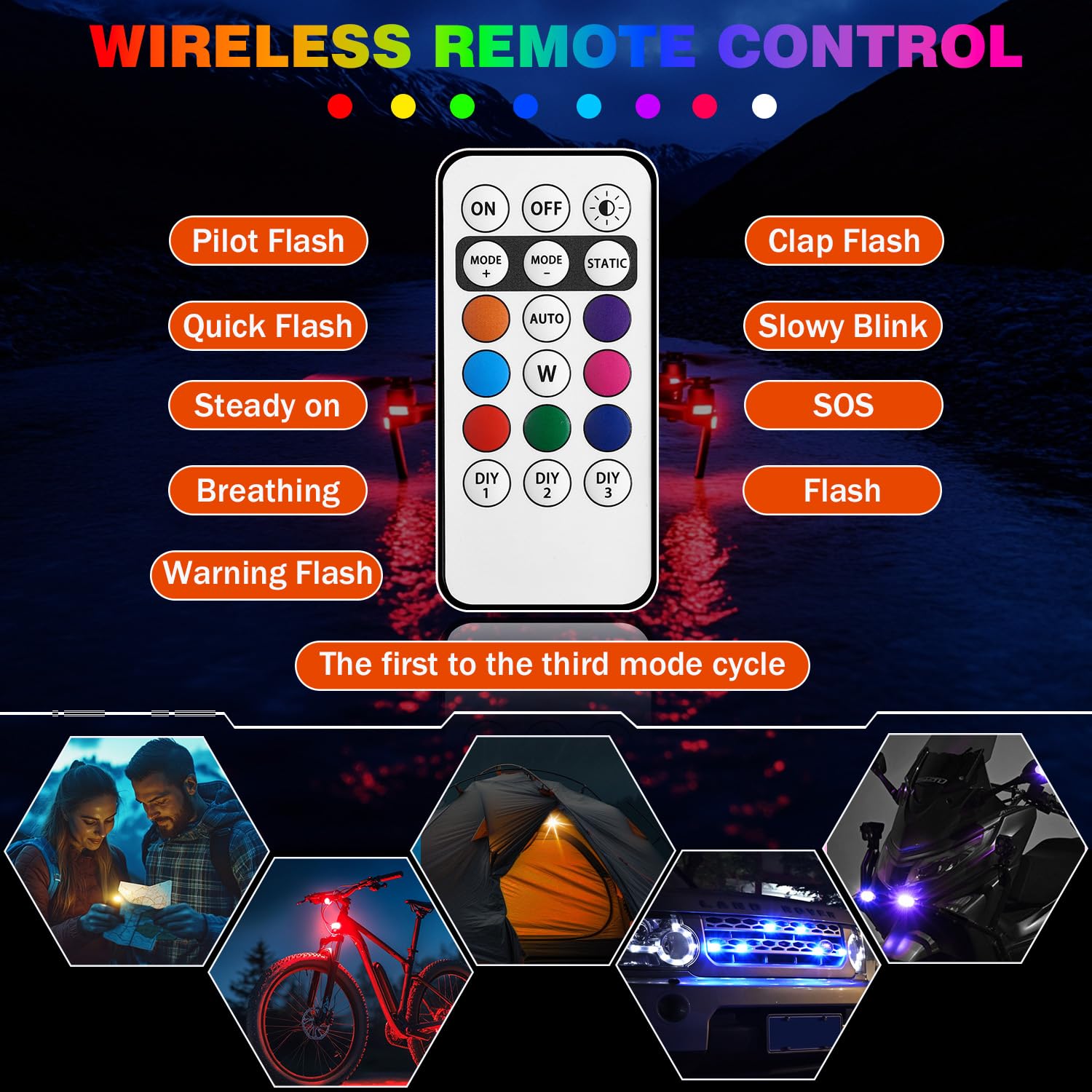 Suacopzar ten modes provide dynamic signaling for various scenes