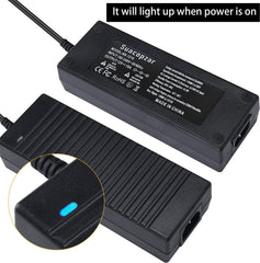 Suacopzar US plug with cigarette-lighter connector for on-the-go power.