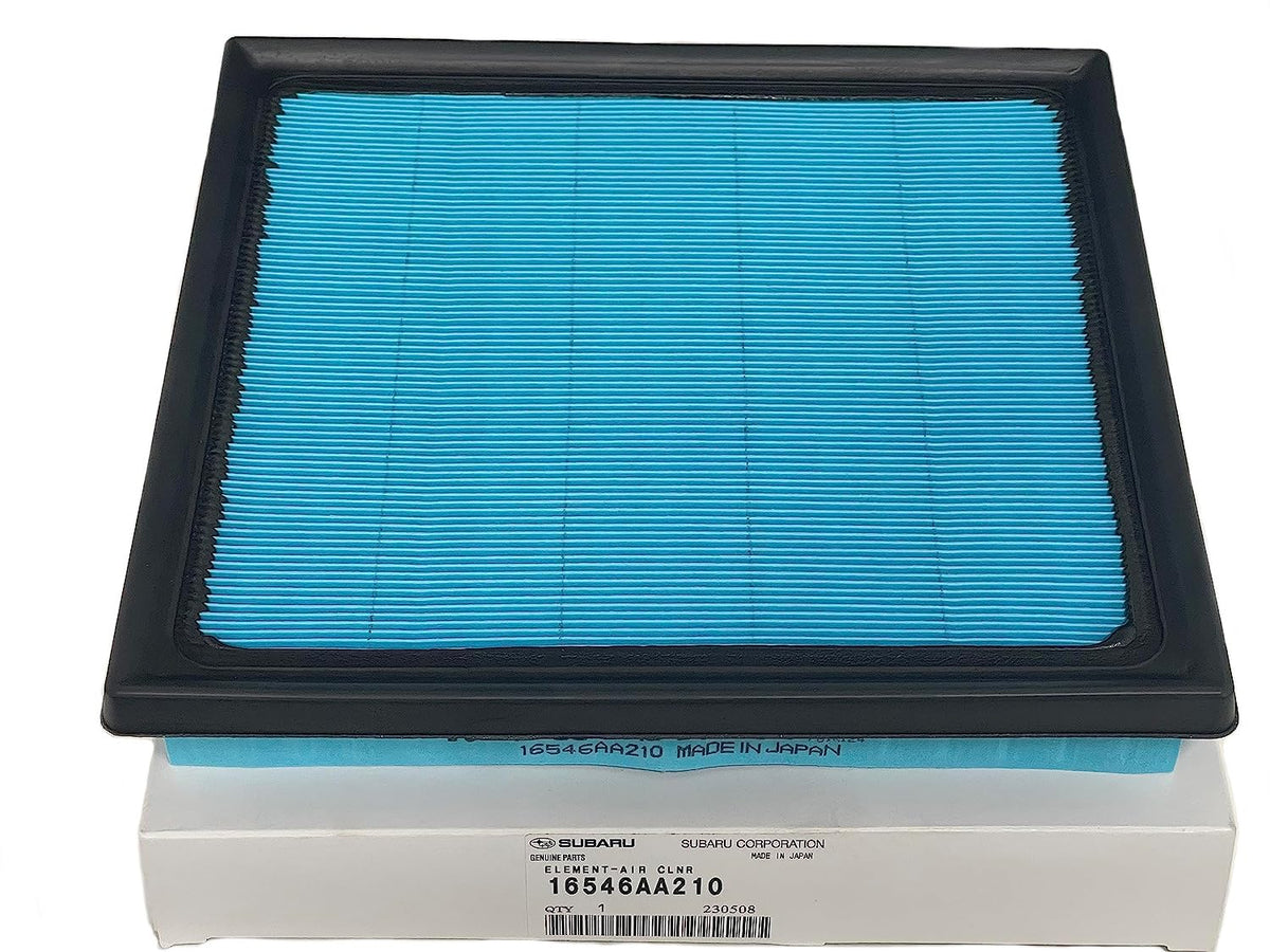 Subaru engine air filter element 16546AA210 for Impreza and Crosstrek enhances airflow and protection.