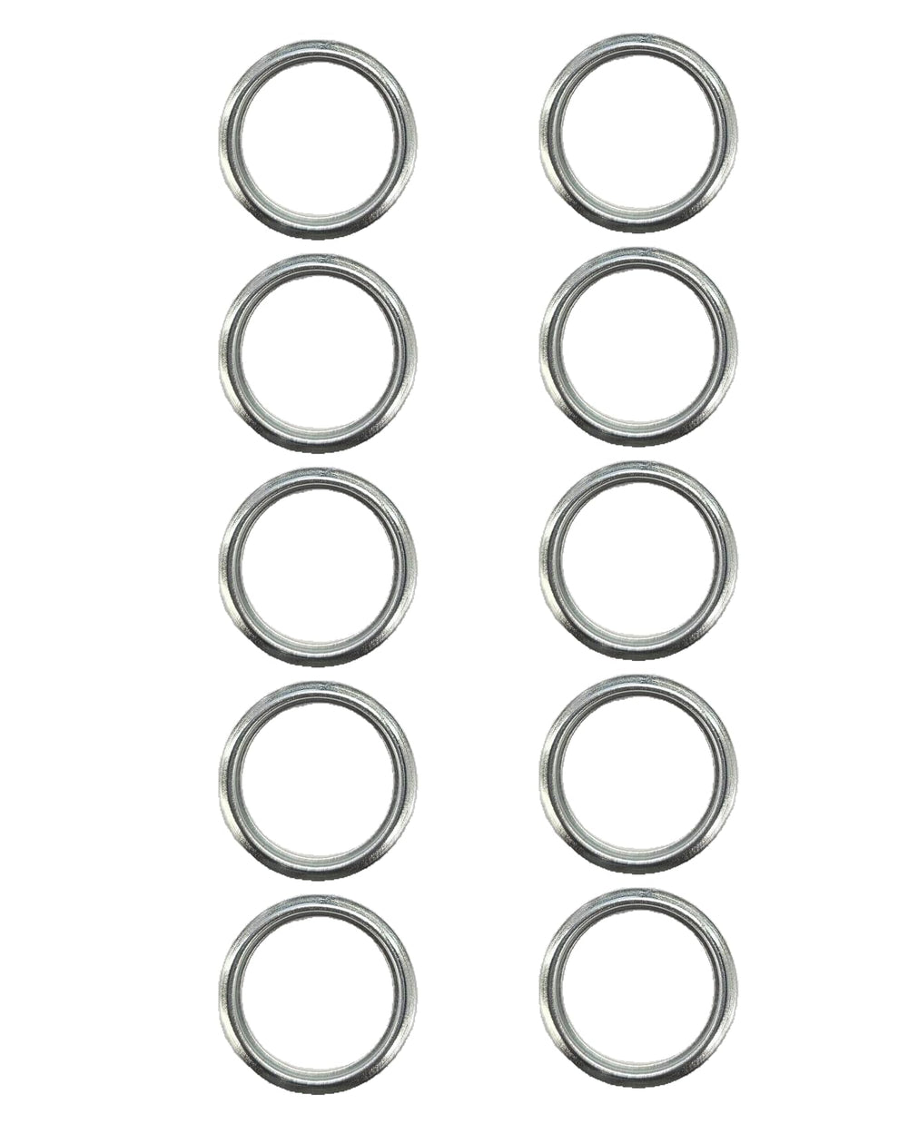 Subaru oil drain plug crush gasket 10-pack for reliable oil seals during maintenance