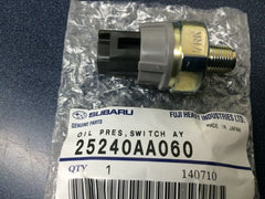 Subaru AVCS oil pressure switch sensor for Impreza, Forester, Legacy, and Outback engines enabling reliable monitoring.