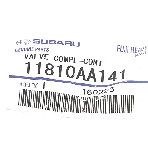 Subaru PCV Valve 11810AA141 packaging box highlights authentic Subaru part.