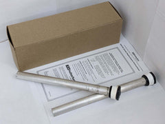 Suburban magnesium anode rod with stainless steel core provides durable corrosion protection