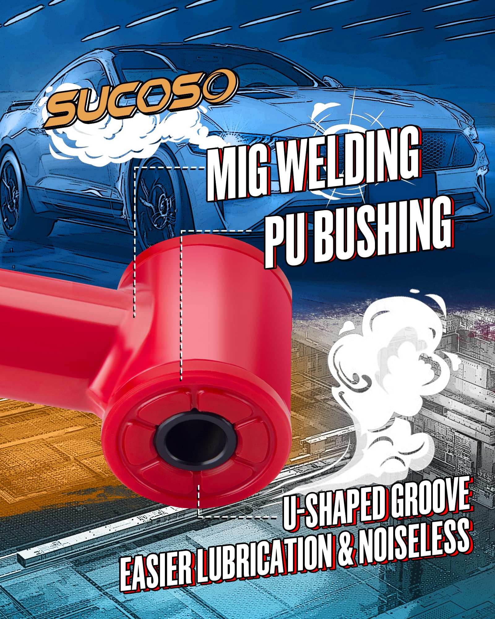 SUCOSO front-left installation view for easy replacement and fitment.